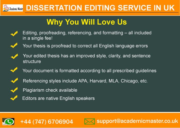 dissertation editing services